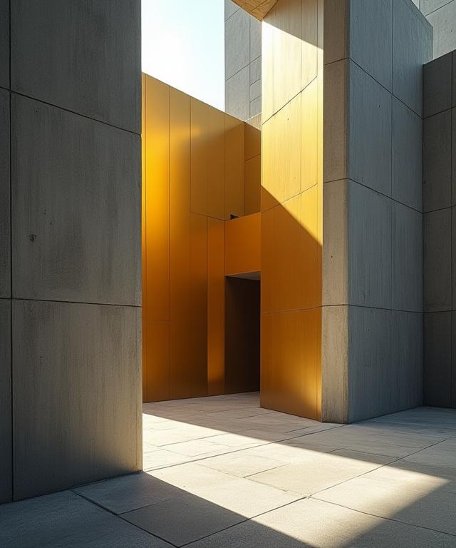 Abstract architectural perspective of the Archos Cosmos Hotel representing security and structural integrity